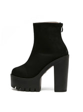 Soft Leather Woman Party Shoes Ankle Boots High Heels